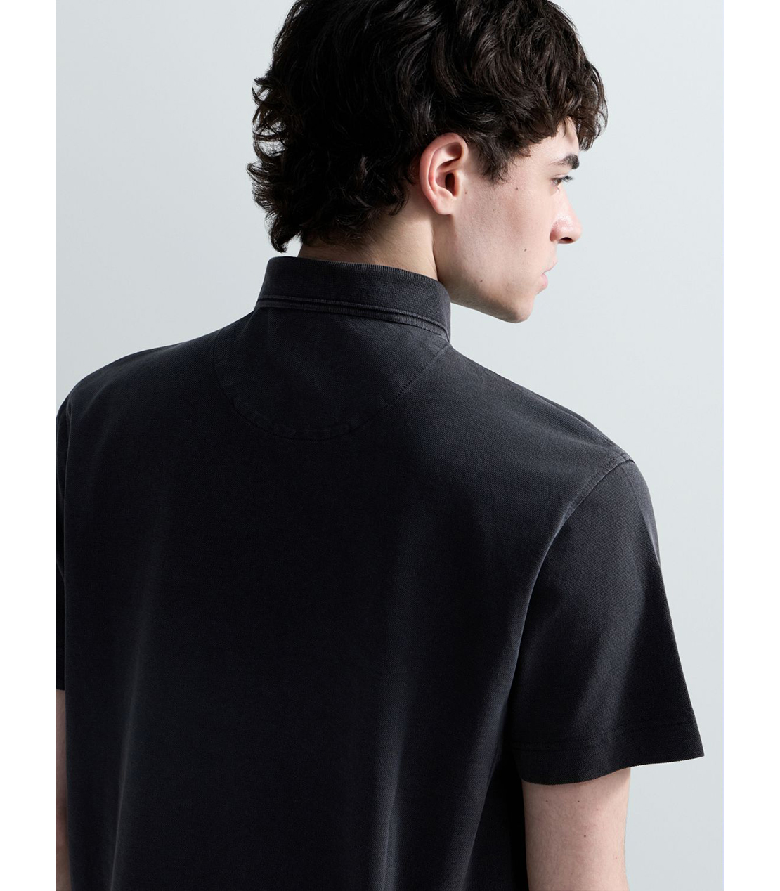 マーブルダイコットンピケポロシャツ 詳細画像 ブラックボード 7